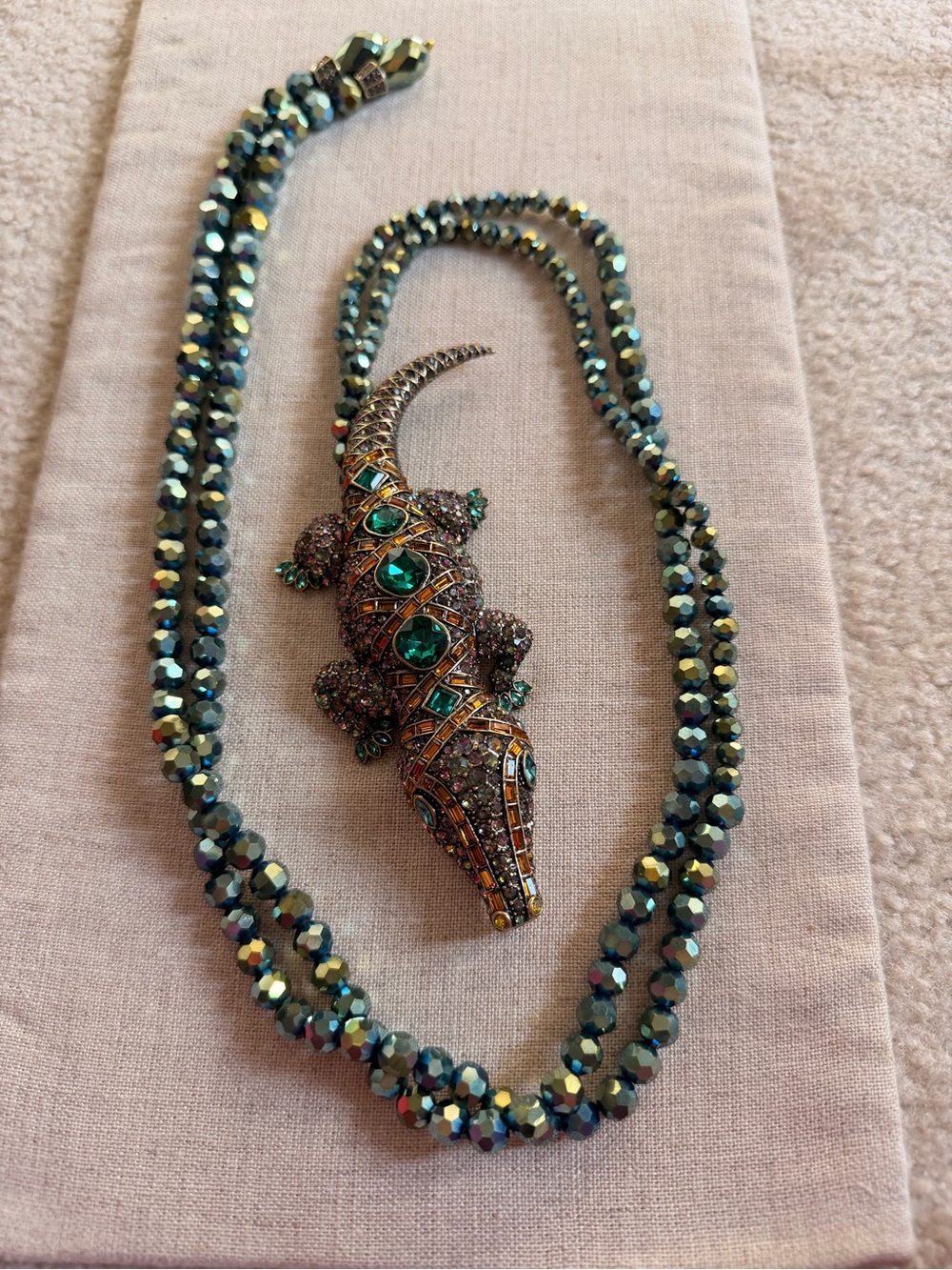Heidi Daus Alligator Necklace